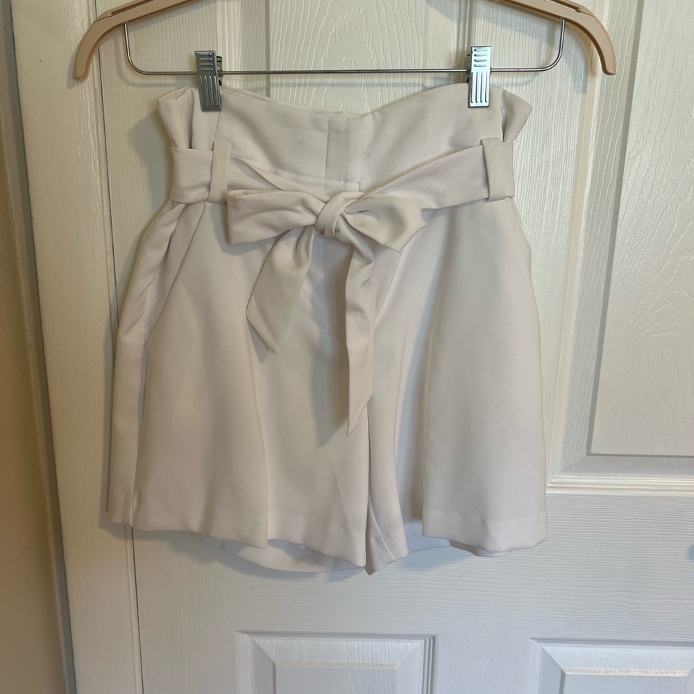 Dressy White Shorts